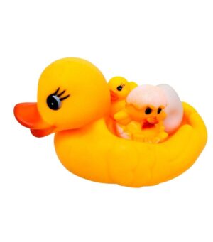 SET DE PATITOS DE GOMA CON CHIFLE PARA EL BAÑO COD 54661 - Imagen 3