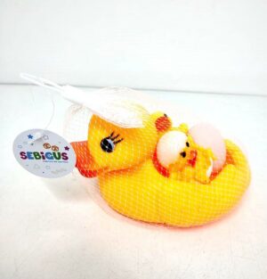 SET DE PATITOS DE GOMA CON CHIFLE PARA EL BAÑO COD 54661 - Imagen 5