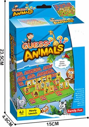 JUEGO DE MESA DESCUBRI QUIEN ES ANIMALES VERSION DE VIAJE COD 53028 - Imagen 3