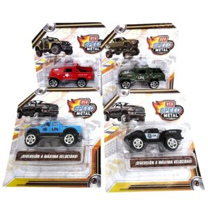 CAMIONETA DE METAL X1 GO SPEED EN BLISTER SURTIDOS COD 54616 - Imagen 4