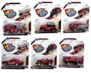 VEHICULO DE METAL BOMBERO X1 GO SPEED EN BLISTER SURTIDOS COD 54425