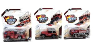 VEHICULO DE METAL BOMBERO X1 GO SPEED EN BLISTER SURTIDOS COD 54425 - Imagen 2