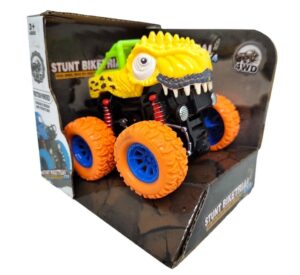 CAMIONETA DINO MONSTER A FRICCION VR4 53844 AMARILLO - Imagen 3