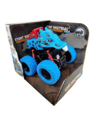 CAMIONETA DINO MONSTER A FRICCION VR3 53844 CELESTE - Imagen 2