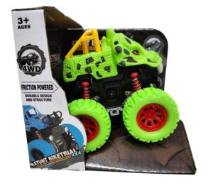 CAMIONETA DINO MONSTER A FRICCION VR2 53844 VERDE