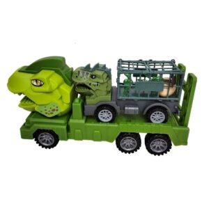 CAMION A FRICCION DINO TANSPORTADOR DE UN VEHICULO COD 54822 - Imagen 4