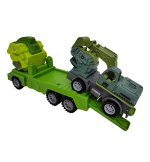 CAMION A FRICCION DINO TANSPORTADOR DE UN VEHICULO COD 54821 - Imagen 3