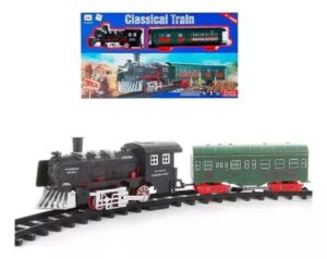 SET PISTA DE TREN CON SONIDO LUCES VAGONES COD 51396 - Imagen 3