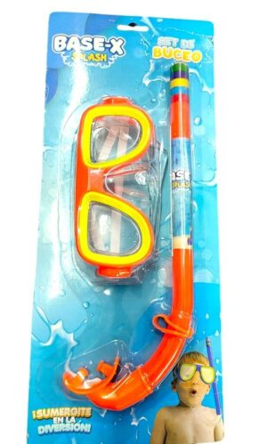 SET DE BUCEO BASE-X SPLASH UNISEX VR1 4202 NARANJA