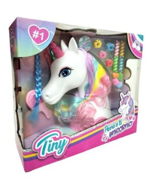 SET UNICORNIO TINY PARA PEINAR CON ACCESORIOS COD 54898