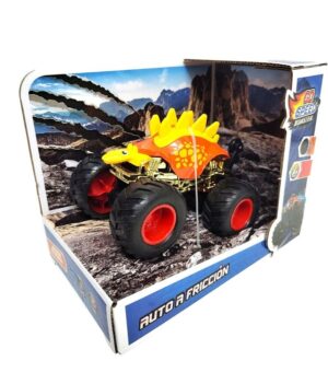 CAMIONETA DINO MONSTER A FRICCION DE METAL COD 54542