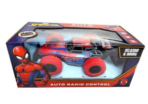 AUTO ARENERO R/C SPIDERMAN RUEDAS DE GOMA VR2 55299 RUEDAS ROJAS - Imagen 6