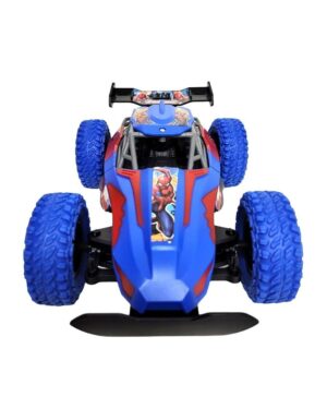 AUTO ARENERO R/C SPIDERMAN RUEDAS DE GOMA VR1 55299 RUEDAS AZULES - Imagen 5