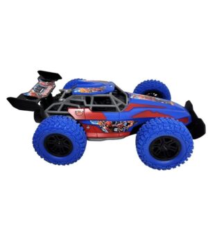 AUTO ARENERO R/C SPIDERMAN RUEDAS DE GOMA VR1 55299 RUEDAS AZULES - Imagen 4