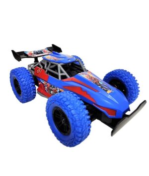 AUTO ARENERO R/C SPIDERMAN RUEDAS DE GOMA VR1 55299 RUEDAS AZULES - Imagen 7