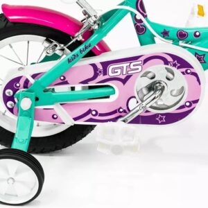 BICICLETA R/12 ROSA C/ VERDE CANASTO ASIENTO BEBOTE COD 3306 - Imagen 5