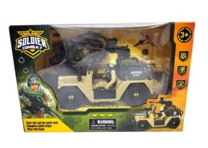 PLAYSET MILITAR SOLDADO AUTO GOMON Y ACCESORIOS COD 55065 - Imagen 5