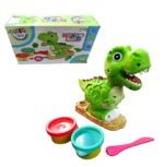 SET DE MASAS CON ACCESORIOS MUNDO DINO PLASTIKIDS COD 55150