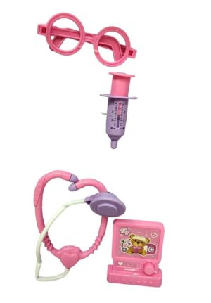 BEBOTE TINY VA AL DOCTOR CON ACCESORIOS VR1 54567 ROPA ROSA - Imagen 5