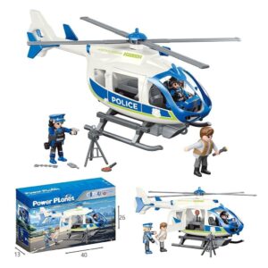 HELICOPTERO DE POLICIA CON LUZ Y SONIDO POWER PLANET COD NA201787 - Imagen 4