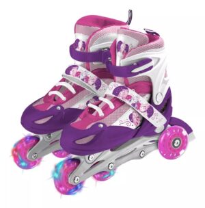 ROLLERS PRINCESAS 3 EN 1 RUEDAS INTERCAMBIABLES Y LUCES VR1 12227 TALLE S - Imagen 6