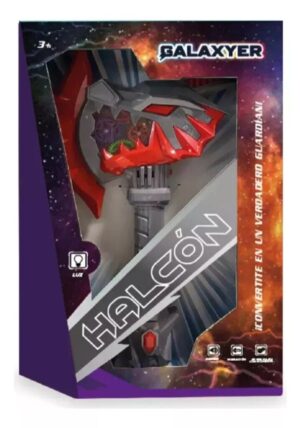 HACHA GALAXIER POWER WEAPON CON LUZ Y SONIDO VR2 IKPW0001 GRIS - Imagen 2