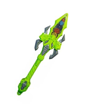 DAGA GALAXIER  POWER WEAPON CON LUZ Y SONIDO VR1 IKPW0002 VERDE - Imagen 2