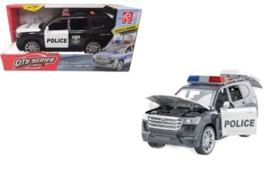 CAMIONETA POLICIA CITY SERIES CON LUZ Y SONIDO COD IKAUT0007