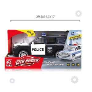 CAMIONETA POLICIA CITY SERIES CON LUZ Y SONIDO COD IKAUT0007 - Imagen 6