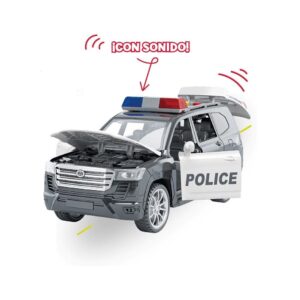 CAMIONETA POLICIA CITY SERIES CON LUZ Y SONIDO COD IKAUT0007 - Imagen 3