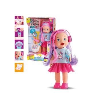 MUÑECA DIVERTOYS CON AURICULARES Y ACCESORIOS COD IKDIV088 - Imagen 5