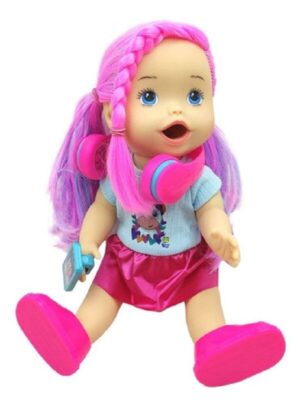 MUÑECA DIVERTOYS CON AURICULARES Y ACCESORIOS COD IKDIV088 - Imagen 3