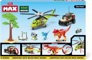 PLAYSET GRANDE MAX DINO AVENTURE 592 PIEZAS COD 7455 - 83156 - Imagen 5