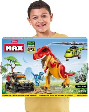 PLAYSET GRANDE MAX DINO AVENTURE 592 PIEZAS COD 7455 - 83156 - Imagen 6