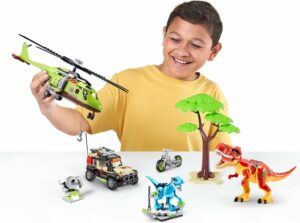 PLAYSET GRANDE MAX DINO AVENTURE 592 PIEZAS COD 7455 - 83156 - Imagen 7