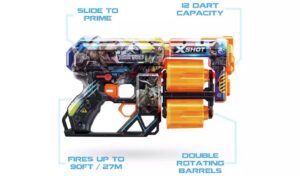 PISTOLA X-SHOT DREAD SKINS SERIES JURASSIC WORLD COD 7578 - 36754 - Imagen 3