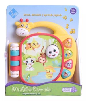 LIBRITO JIRAFA MUSICAL INTERACTIVO EL DUENDE AZUL COD 7863