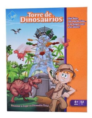 JUEGO DE MESA TORRE DE DINOSAURIOS EL DUENDE AZUL COD 7502