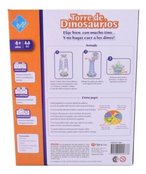 JUEGO DE MESA TORRE DE DINOSAURIOS EL DUENDE AZUL COD 7502 - Imagen 3