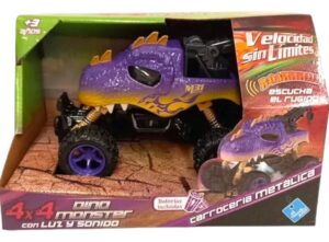 CAMIONETA MONSTER 4X4 CARROCERIA METALICA VR3 7800 VIOLETA - Imagen 3