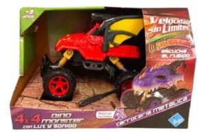 CAMIONETA MONSTER 4X4 CARROCERIA METALICA VR2 7800 ROJO - Imagen 2