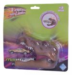 CABEZA LANZADORA DE AUTO ANIMALES EL DUENDE AZUL VR3 7937 COCODRILO MARRON