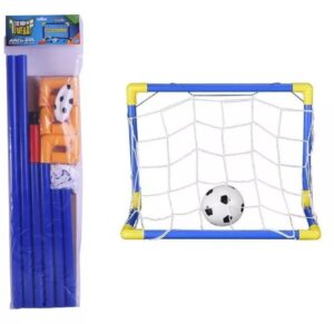 ARCO DE FUTBOL INFANTIL PELOTA INFLADOR EL DUENDE AZUL COD 7660