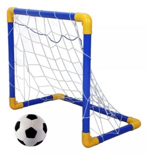 ARCO DE FUTBOL INFANTIL PELOTA INFLADOR EL DUENDE AZUL COD 7660 - Imagen 6