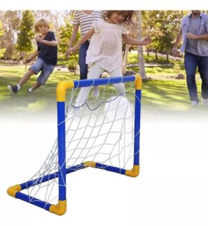 ARCO DE FUTBOL INFANTIL PELOTA INFLADOR EL DUENDE AZUL COD 7660 - Imagen 7