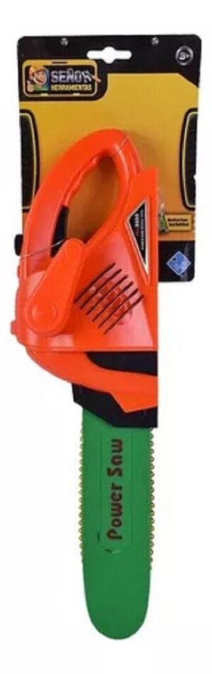 MOTOSIERRA CON LUZ Y SONIDO EL DUENDE AZUL COD 7703 - Imagen 4