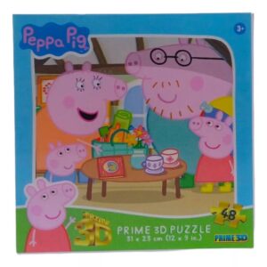 PUZZLE PRIME 3D 48 PIEZAS PEPPA PIG Y SU FAMILIA COD P15056