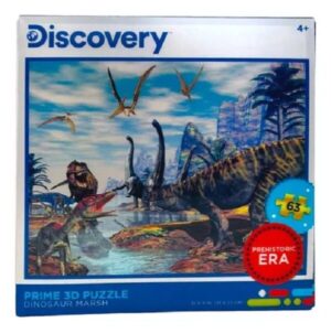 PUZZLE ROMPECABEZAS 3D DINOSAUR MARSH X 63 PZS COD P13754