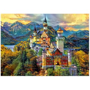 PUZZLE EDUCA X 1000 PIEZAS CASTILLO NEUSCHWANSTEIN COD 19933 - Imagen 2