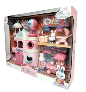 PLAYSET CONEJITO CASTILLO CON ACCS Y MUÑECOS COD 6694 - Imagen 3